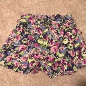 High-Waisted Floral Flowy Shorts from BP Nordstrom